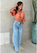 CAMISA CROPPED LETICIA